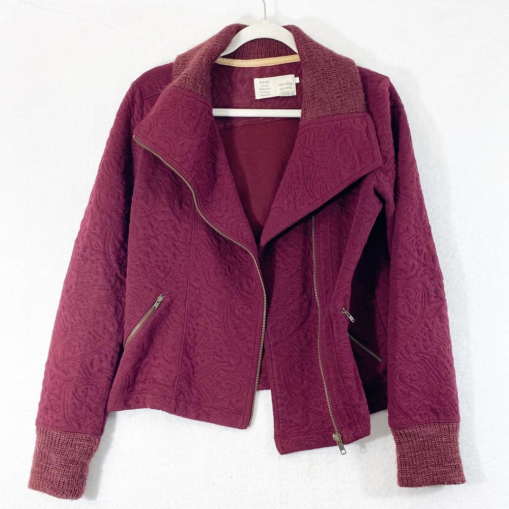 Anthropologie Saturday Sunday Loden Knit Jacket - Picture 3 of 11